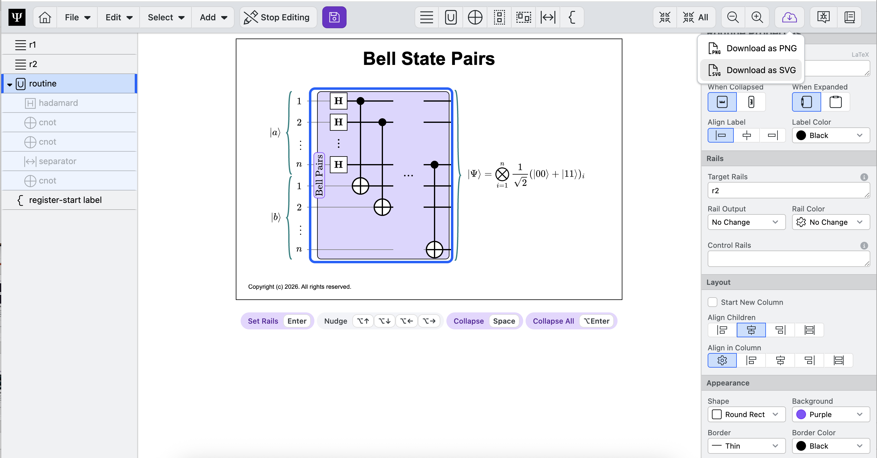 Collapse and Download